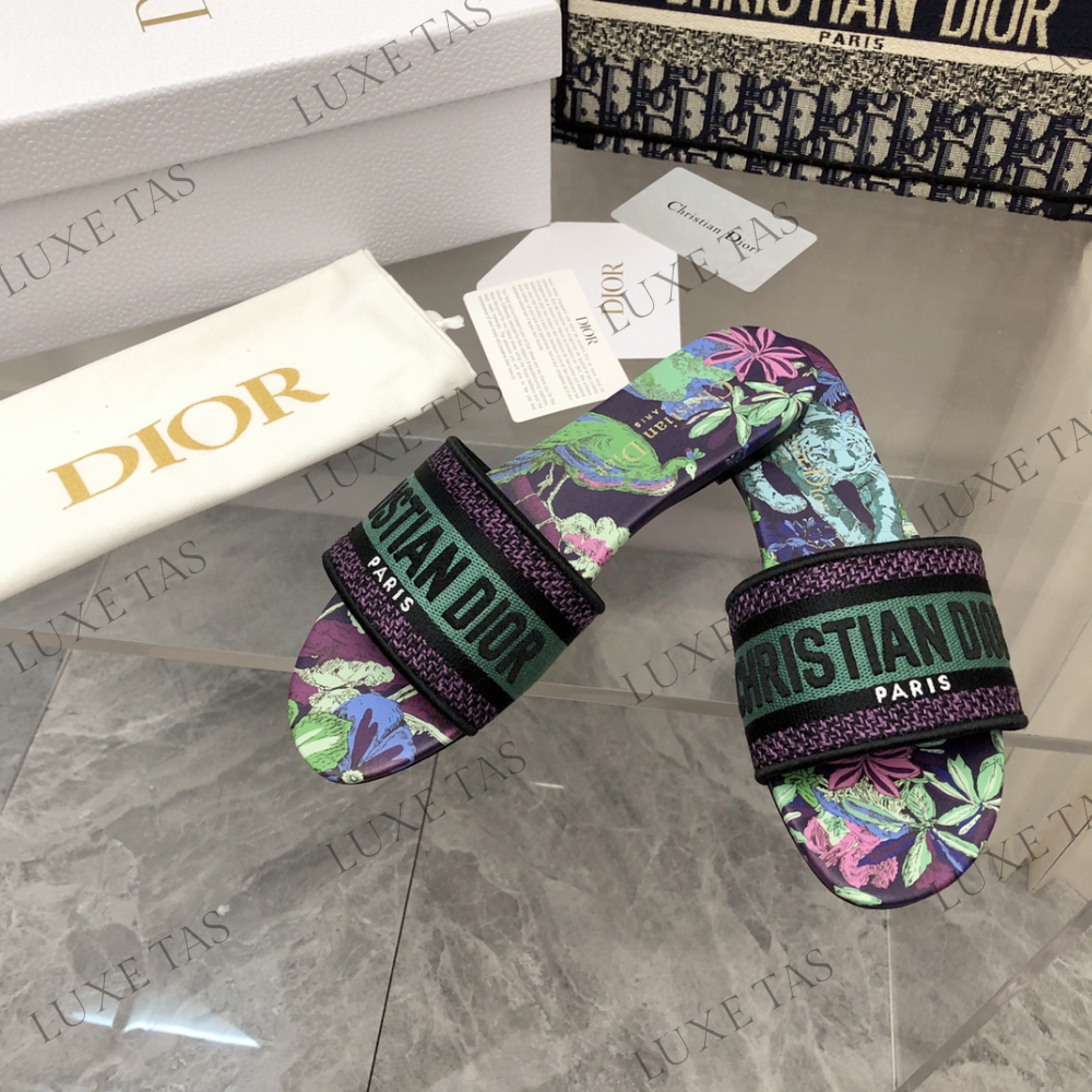 Dway Heeled Slide Multicolor