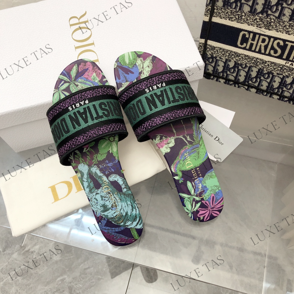 Dway Heeled Slide Multicolor