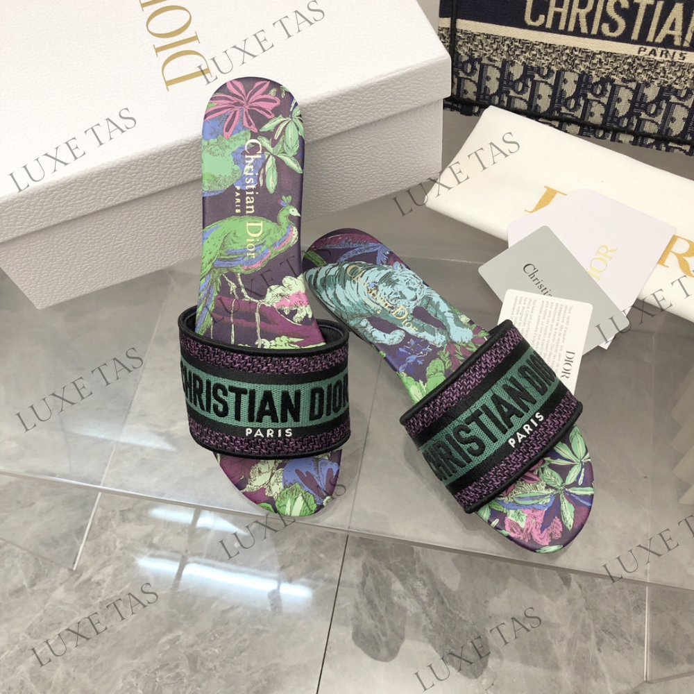 Dway Heeled Slide Multicolor