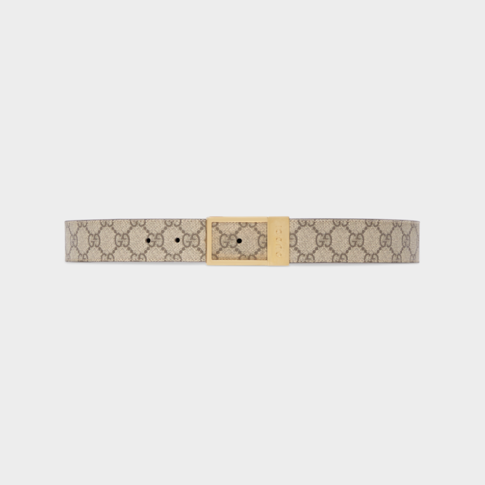 GG Belt With Rectangular Buckle