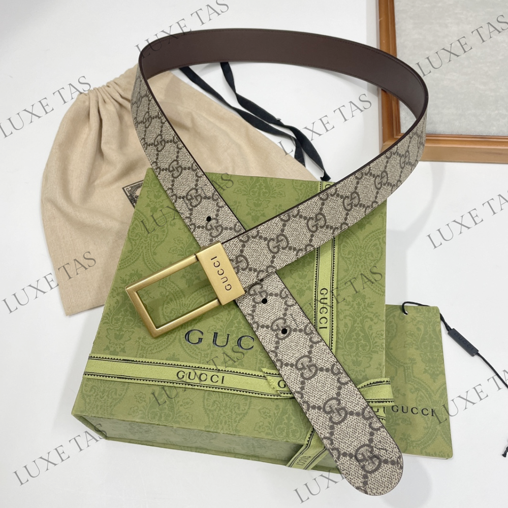 GG Belt With Rectangular Buckle