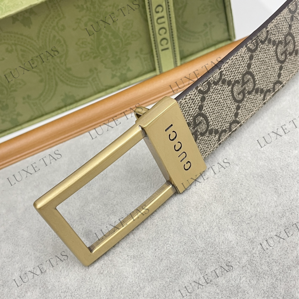 GG Belt With Rectangular Buckle