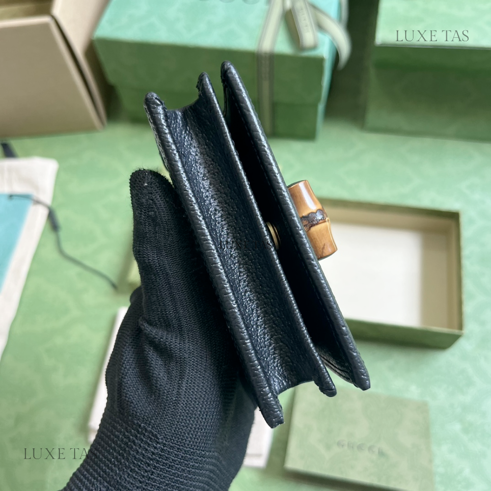 GG Diana Card Case Wallet