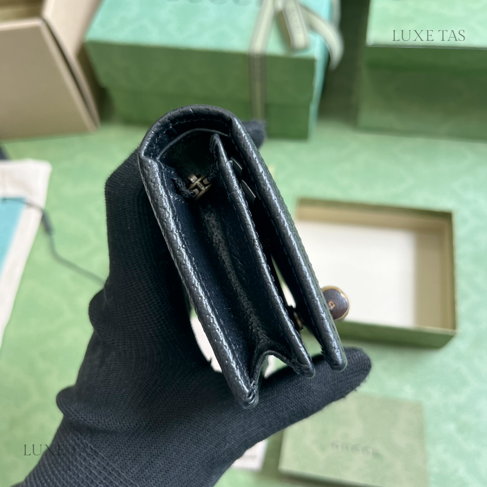 GG Diana Card Case Wallet