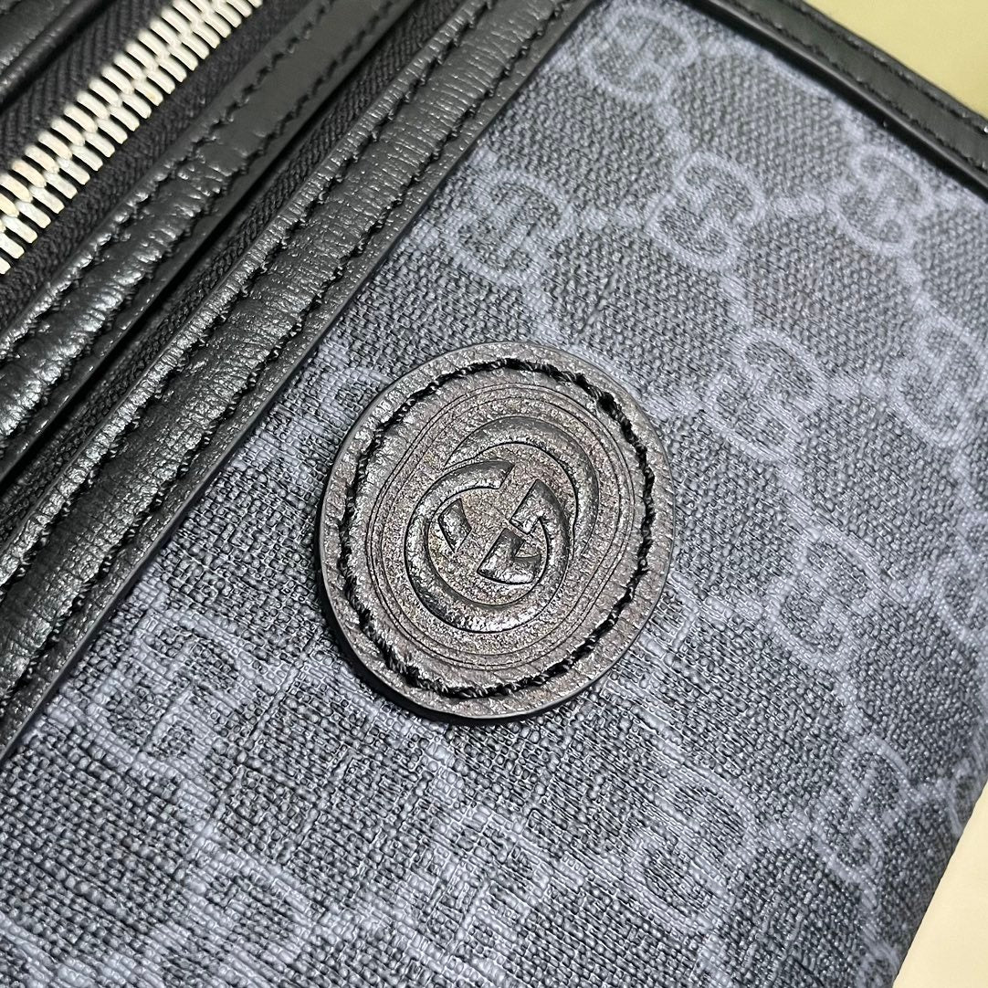GG Large Belt Bag Beige & Black