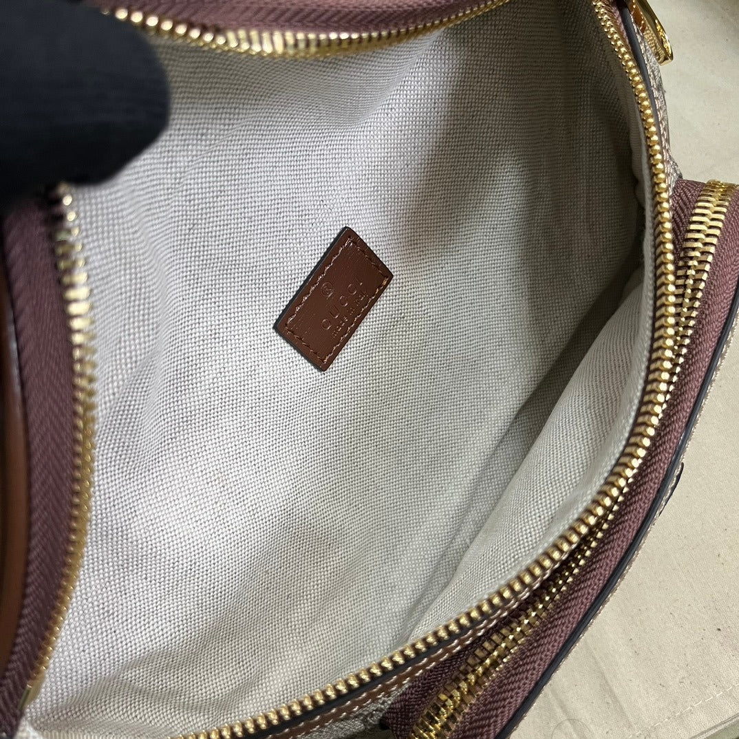 GG Large Belt Bag Beige & Ebony