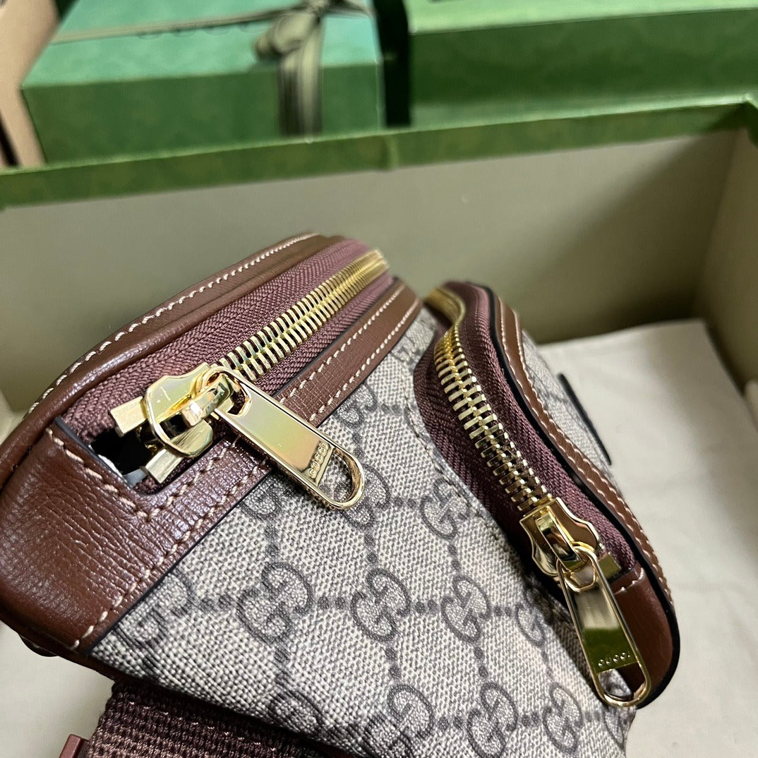 GG Large Belt Bag Beige & Ebony