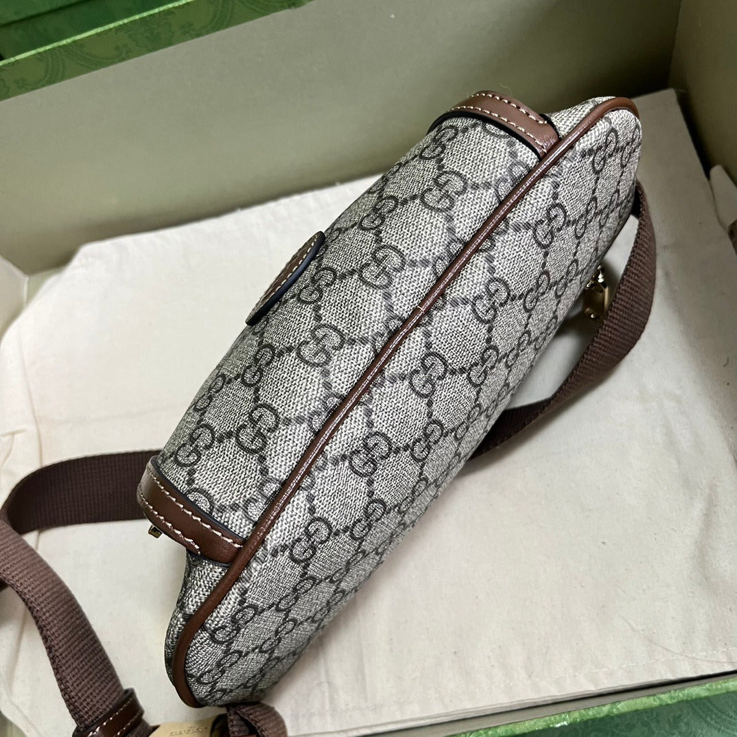GG Large Belt Bag Beige & Ebony