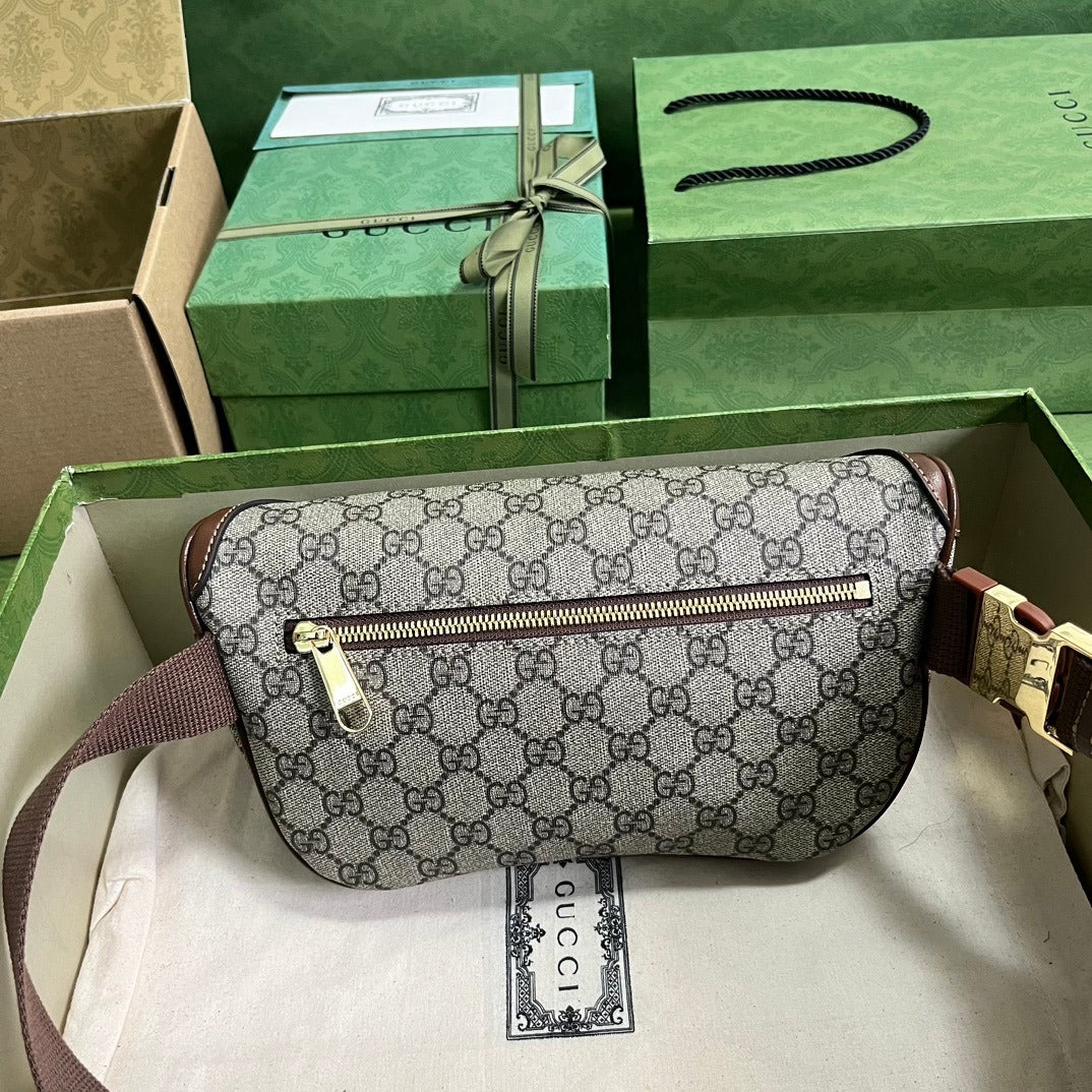 GG Large Belt Bag Beige & Ebony