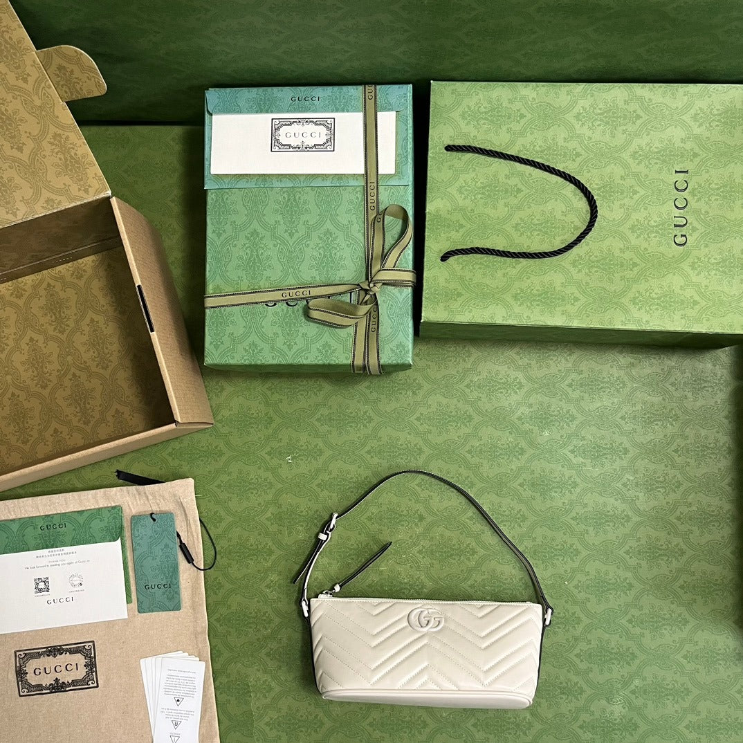 GG Marmont Shoulder Bag White