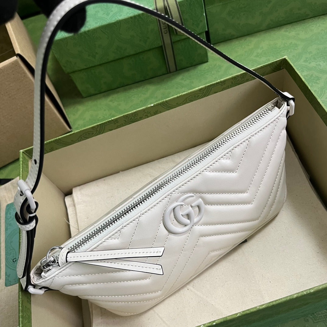GG Marmont Shoulder Bag White