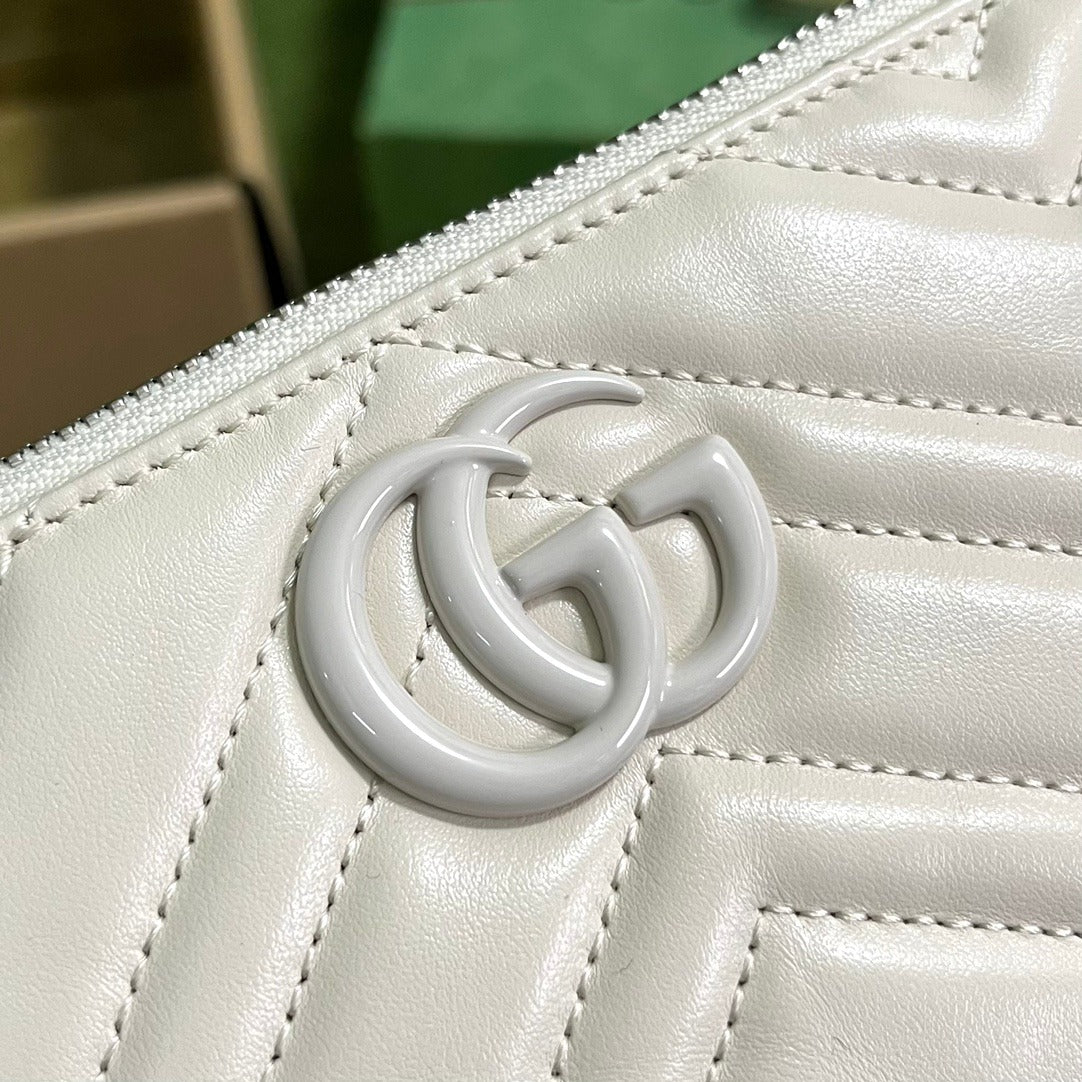 GG Marmont Shoulder Bag White