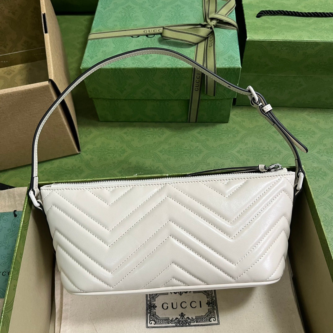 GG Marmont Shoulder Bag White