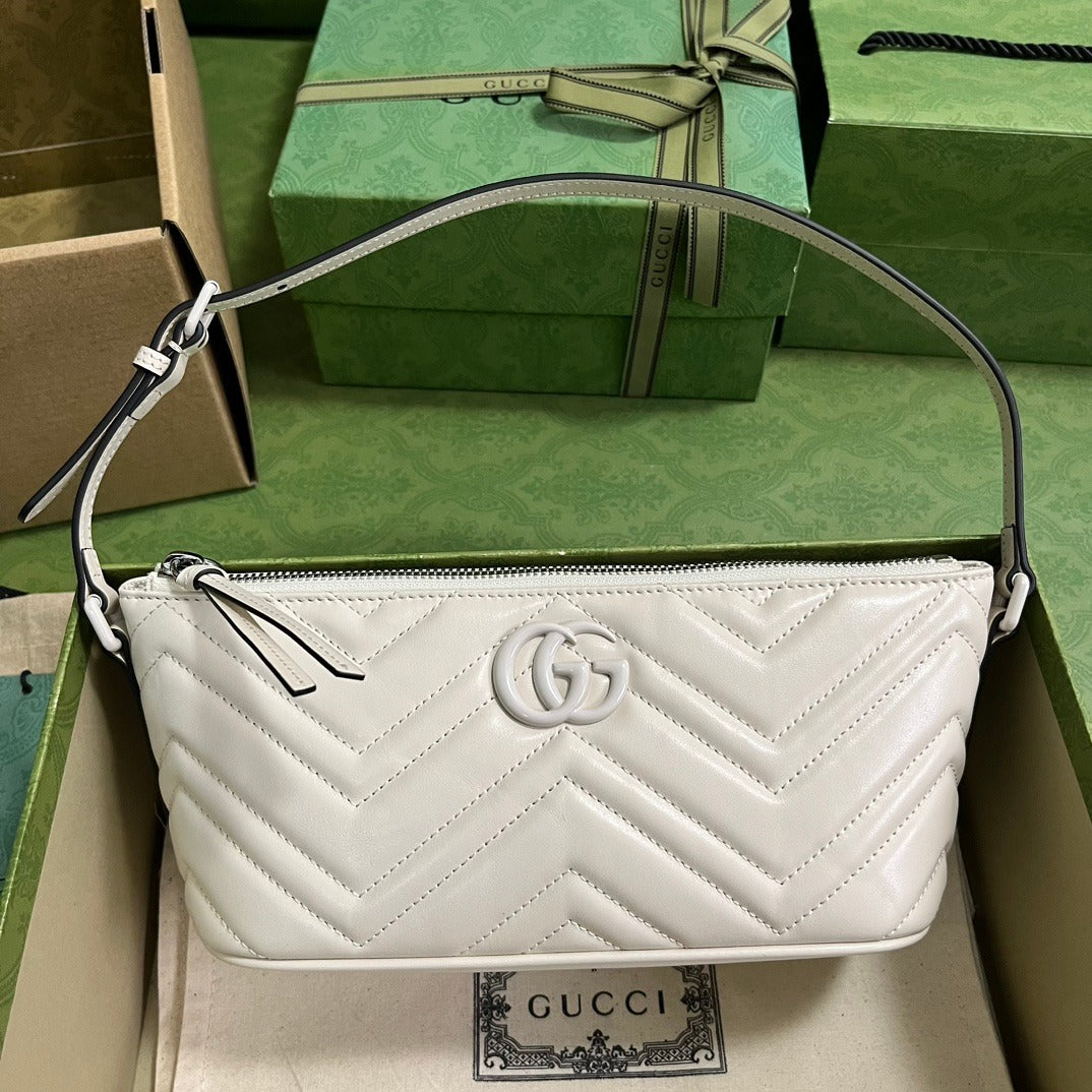 GG Marmont Shoulder Bag White