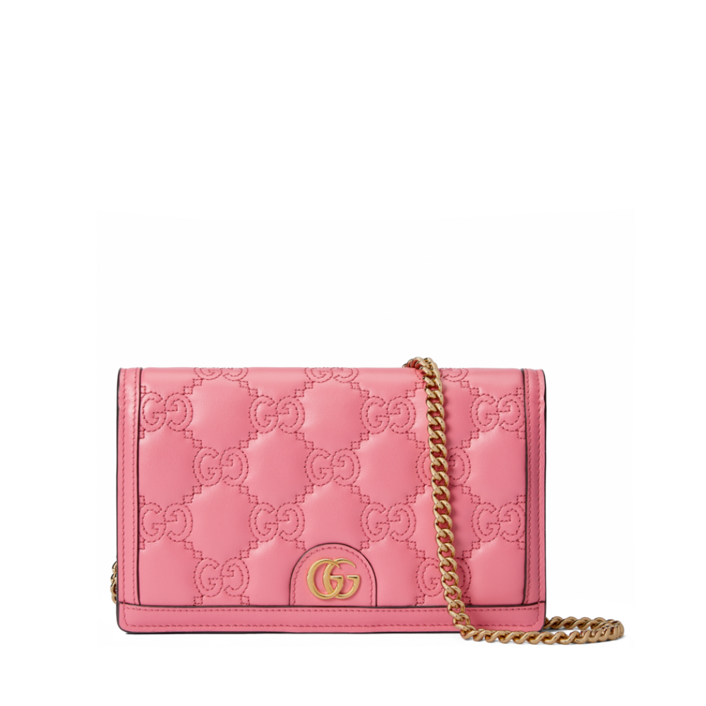GG Matelassé Chain Wallet