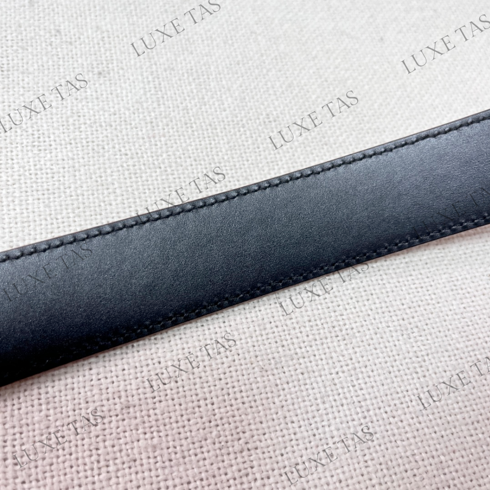 Golden Saddle and Black D-Fence Reversible Belt