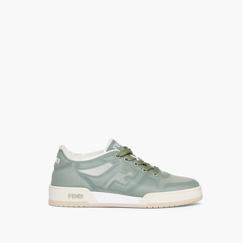 Green Mesh Low Tops FF Match