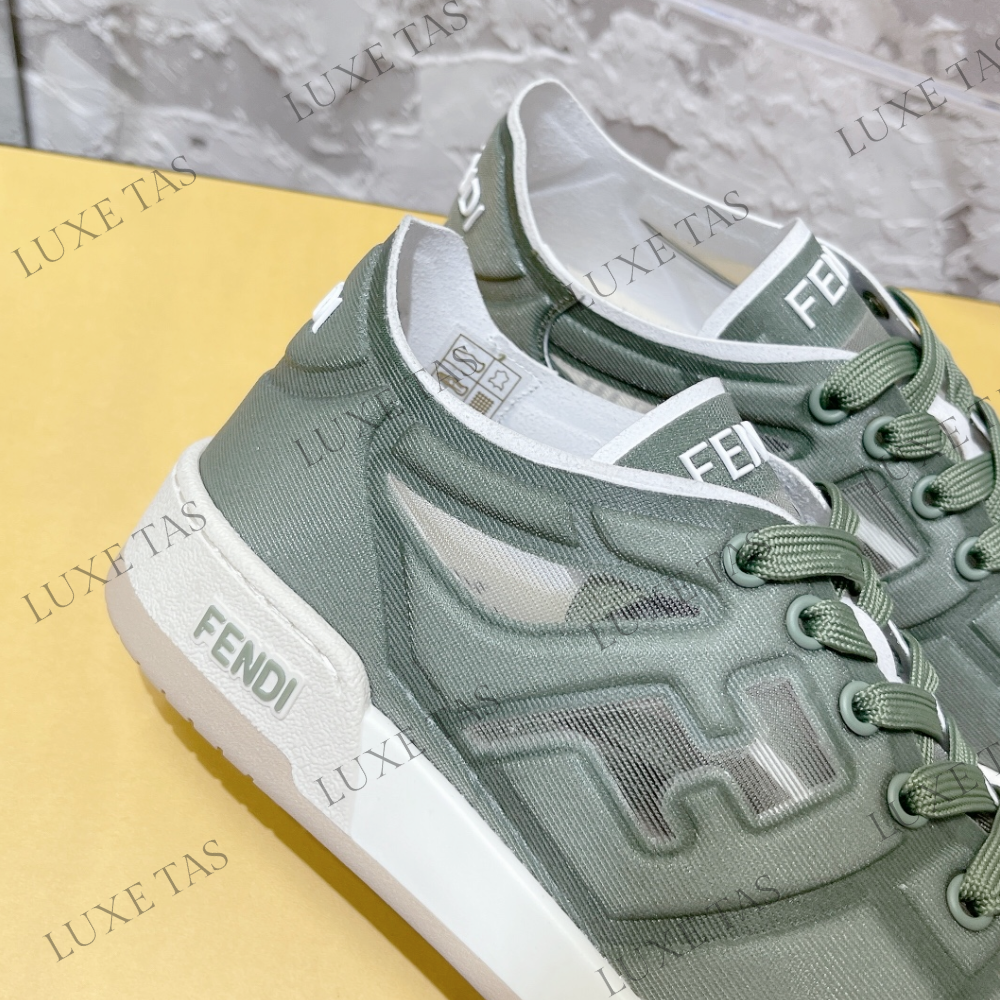Green Mesh Low Tops FF Match
