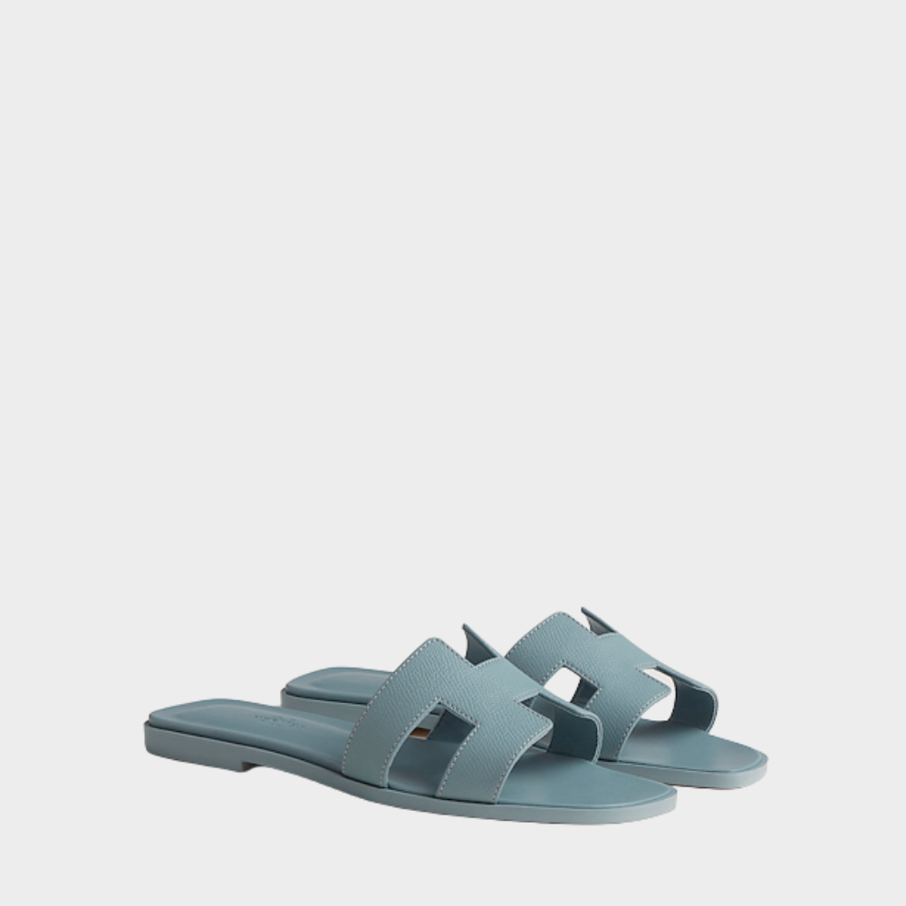 Gris Antarctique Oran Sandal Designer Slides Sandals for Women