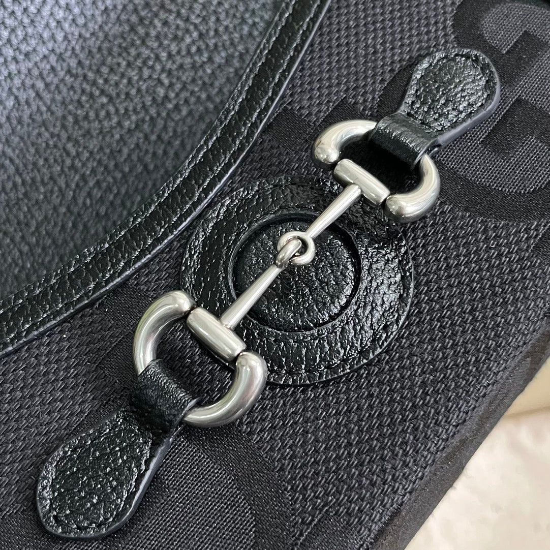 Horsebit 1955 Jumbo Gg Mini Bag Black