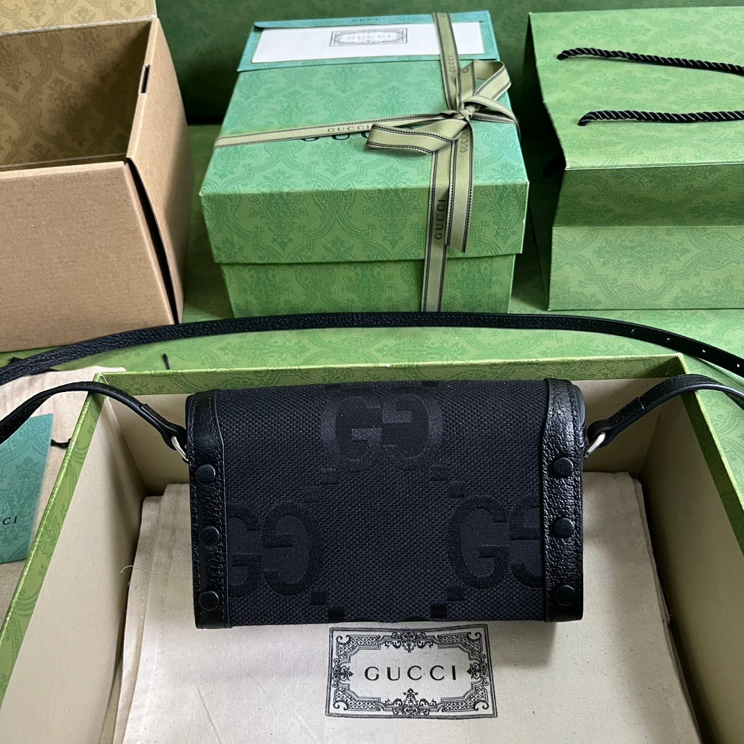 Horsebit 1955 Jumbo Gg Mini Bag Black