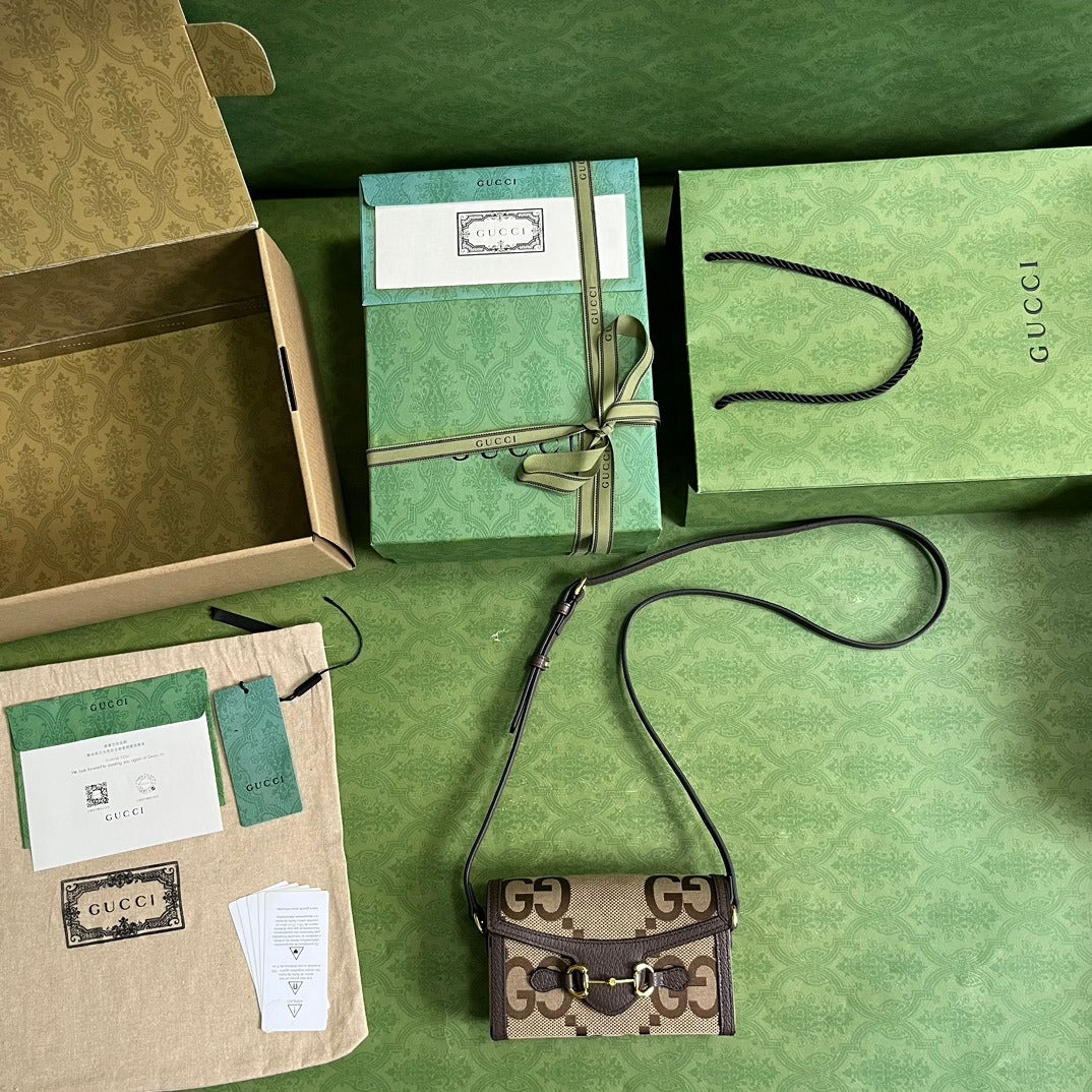 Horsebit 1955 Jumbo Gg Mini Bag Camel