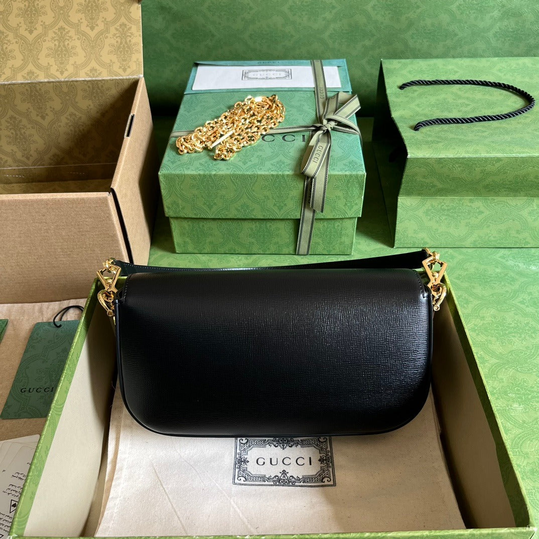 Horsebit 1955 Small Shoulder Bag Black