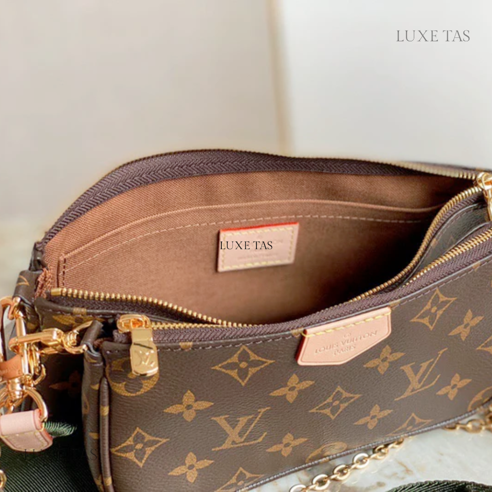 Khaki Multi Pochette Accessoires