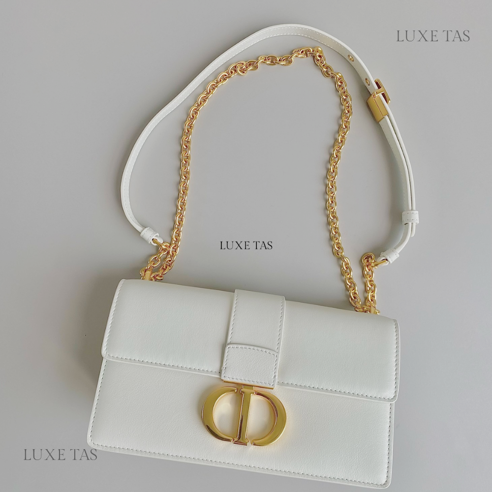 Latte 30 Montaigne East-West Bag With Chain