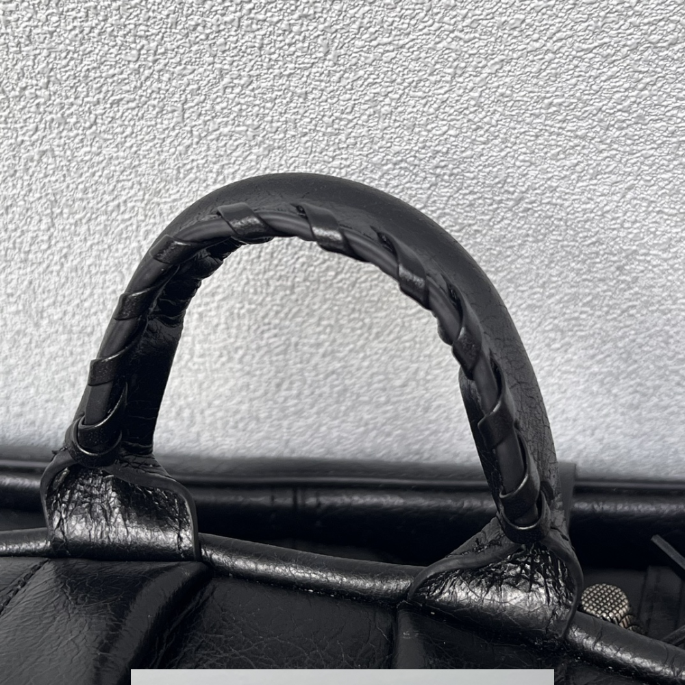Le Cagole Backpack in Black Leather Backpack for Men
