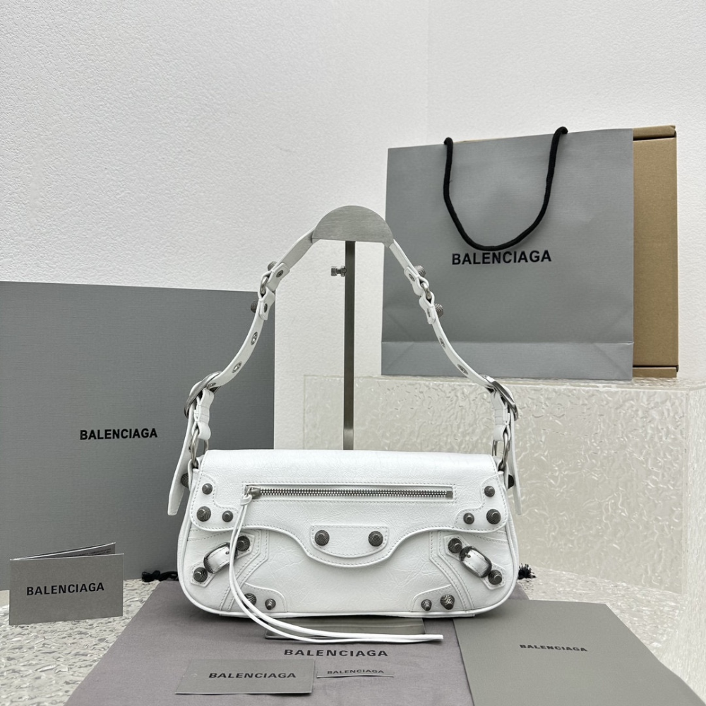 Le Cagole XS Sling Bag In White Leather Crossbody Bag for Women