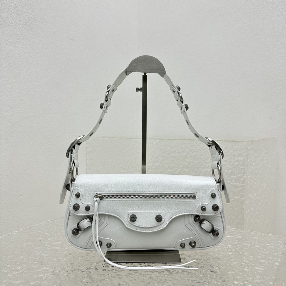 Le Cagole XS Sling Bag In White Leather Crossbody Bag for Women