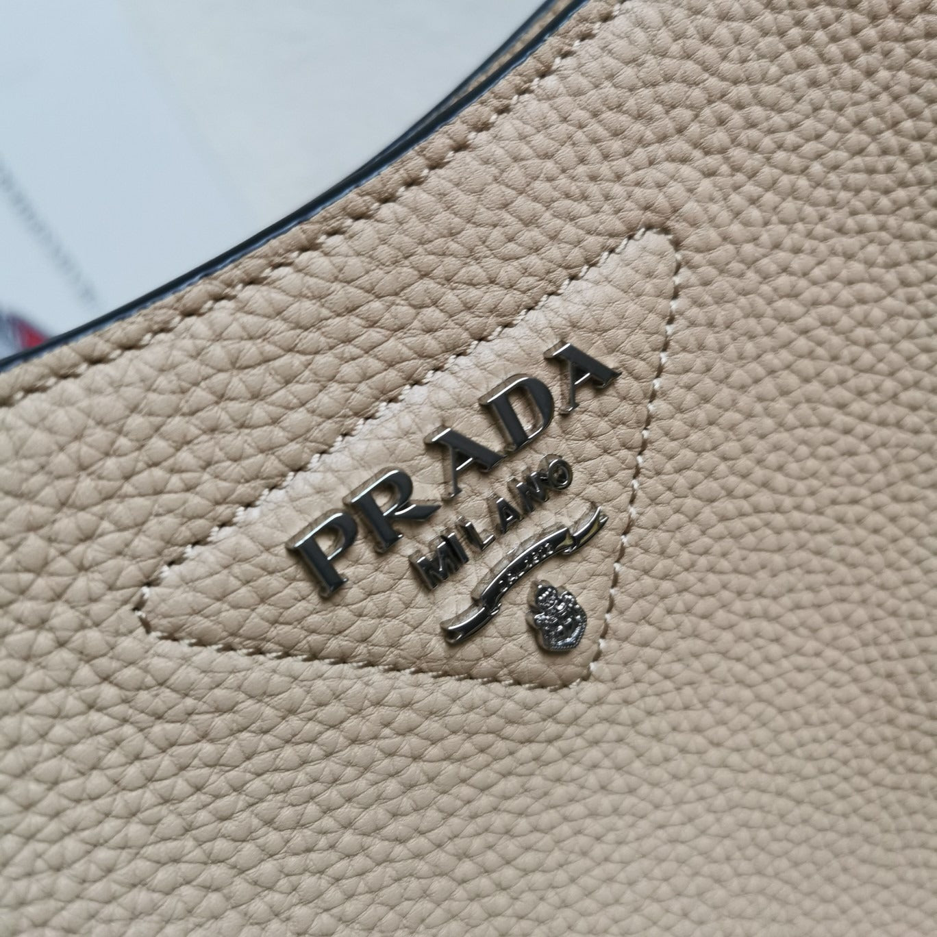 Leather Mini Shoulder Bag Sand