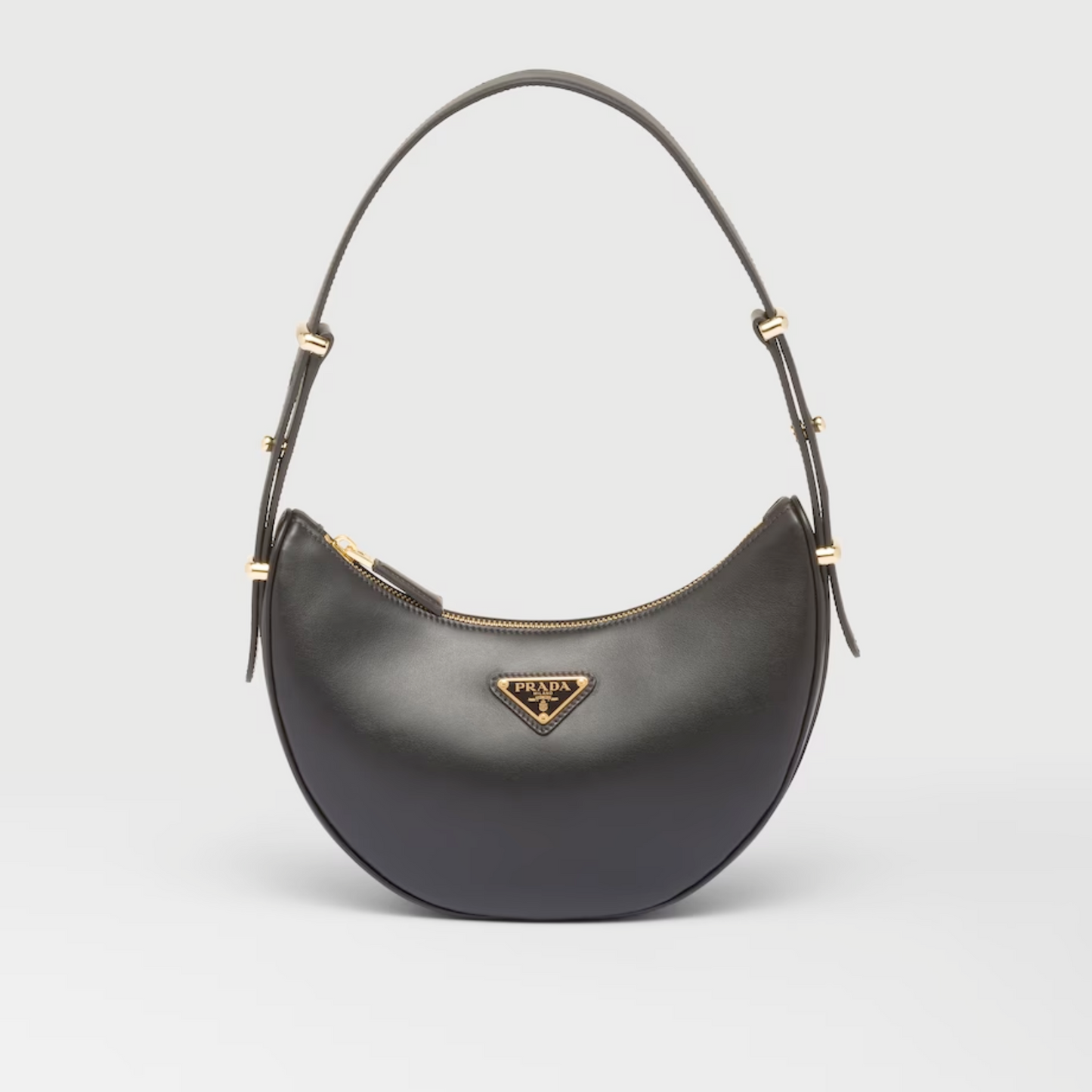 Leather Shoulder Bag Black