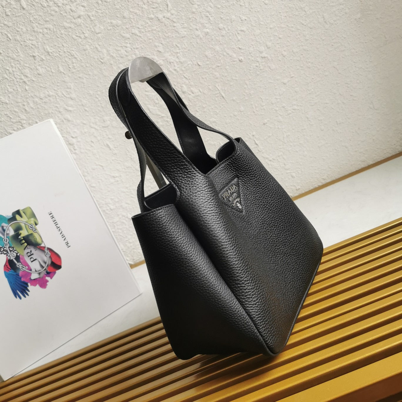 Leather Tote Black