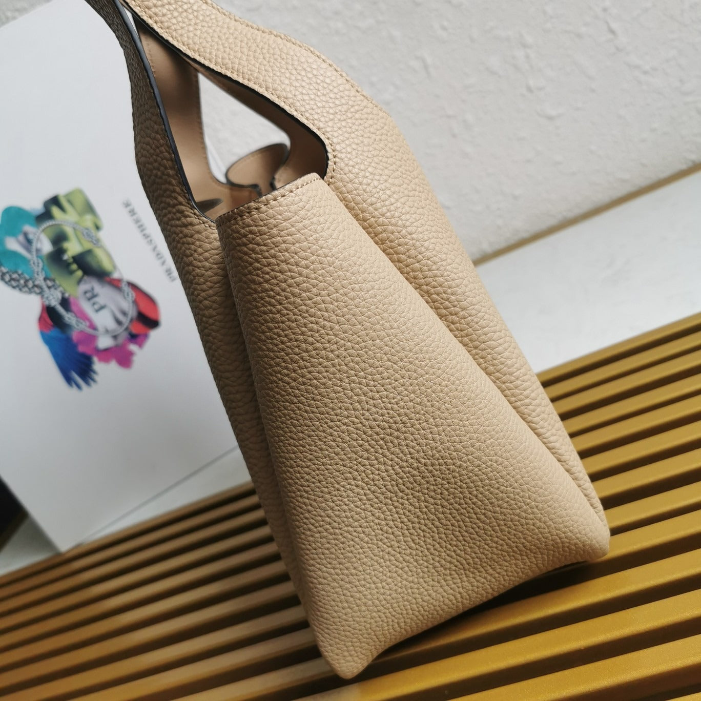 Leather Tote Sand