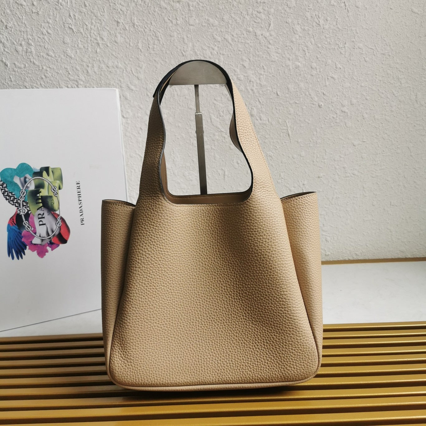 Leather Tote Sand
