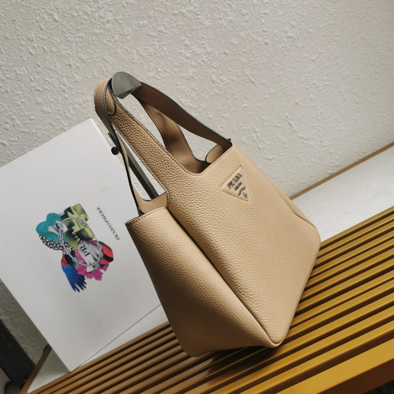 Leather Tote Sand