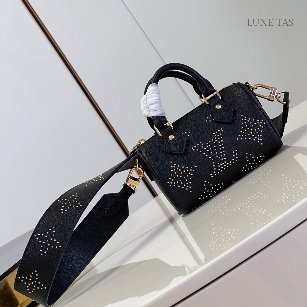 Leather With Studs Nano Speedy - Leather Crossbody Bag for Women