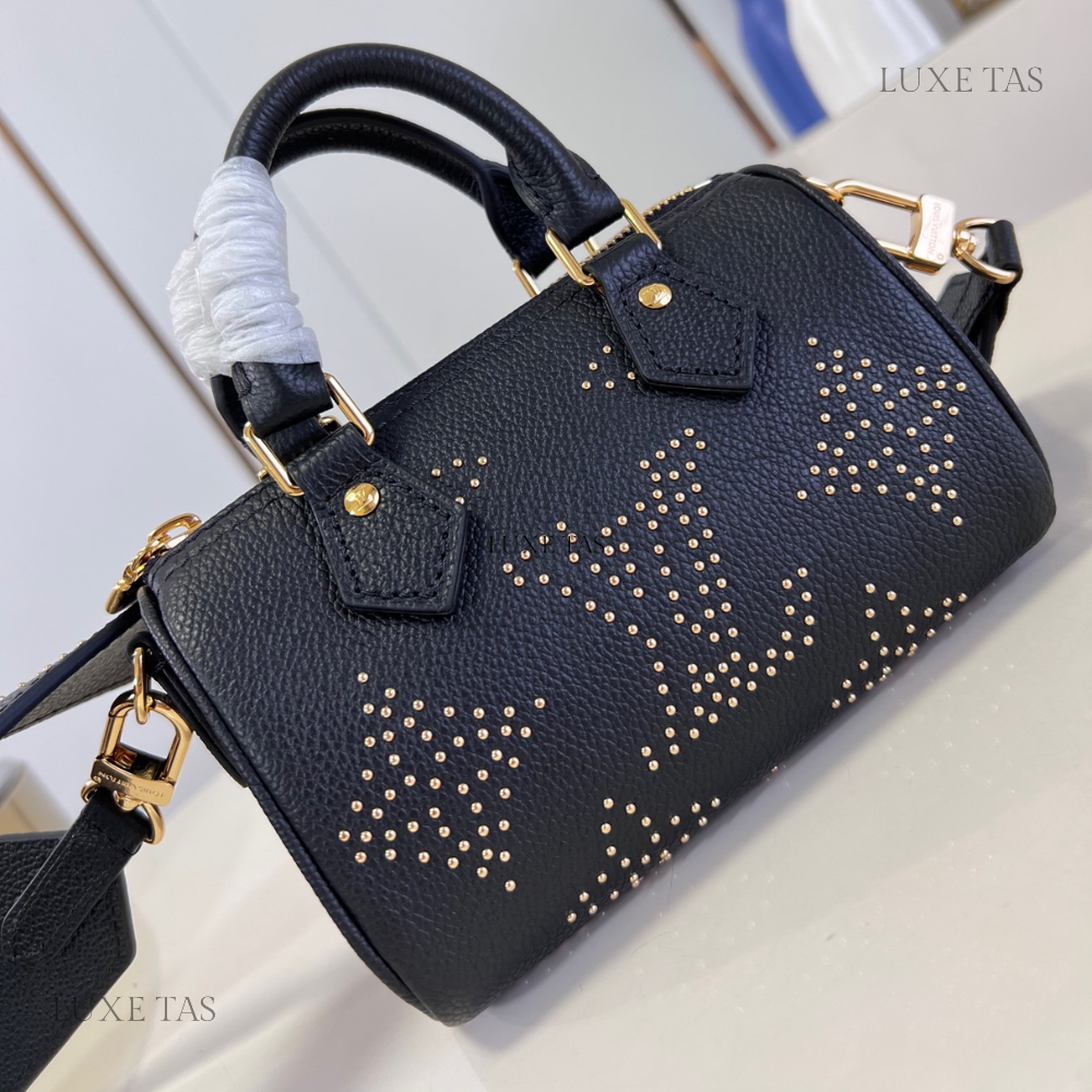 Leather With Studs Nano Speedy - Leather Crossbody Bag for Women