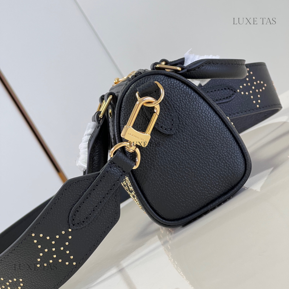 Leather With Studs Nano Speedy - Leather Crossbody Bag for Women
