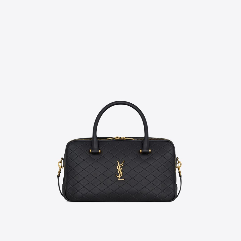 Lyia Duffle In Quilted Lambskin - Leather Duffel Bag for Women