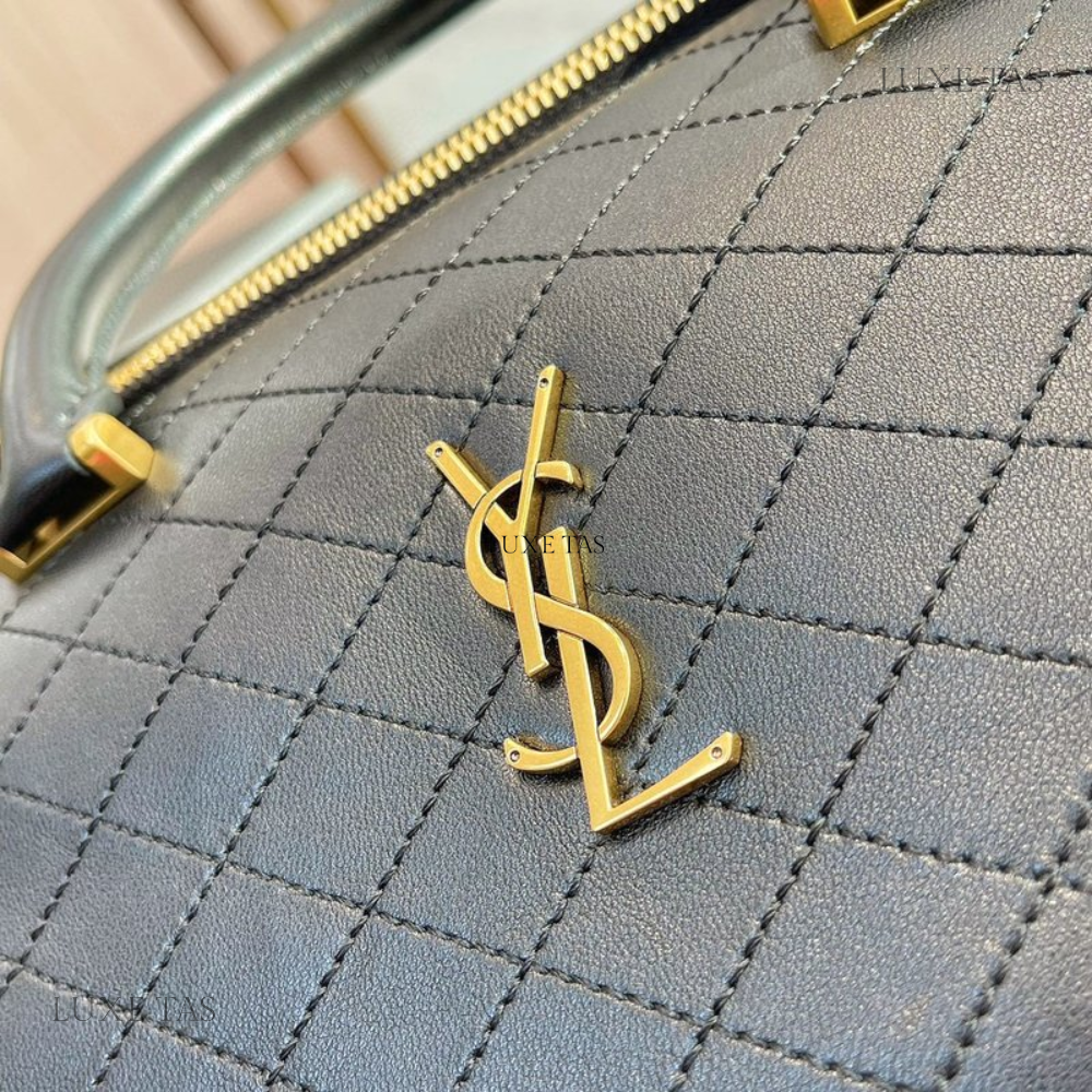 Lyia Duffle In Quilted Lambskin - Leather Duffel Bag for Women