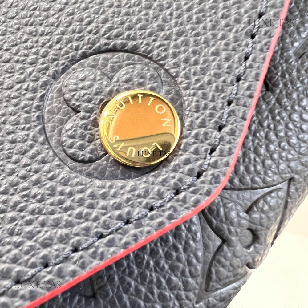 Marine Rouge Monogram Empreinte Leather Sarah Wallet