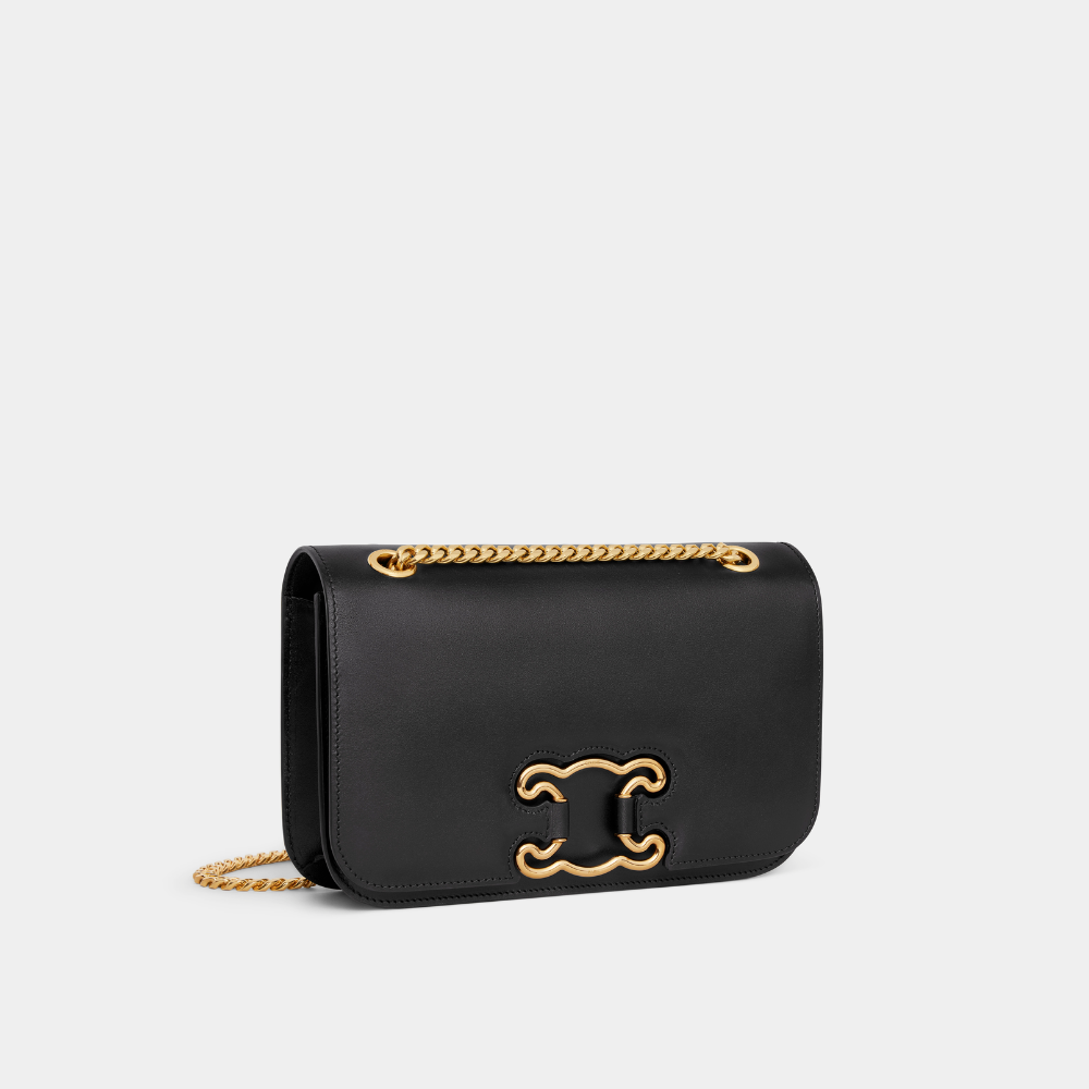 Medium Bag Triomphe Frame In Shiny Calfskin
