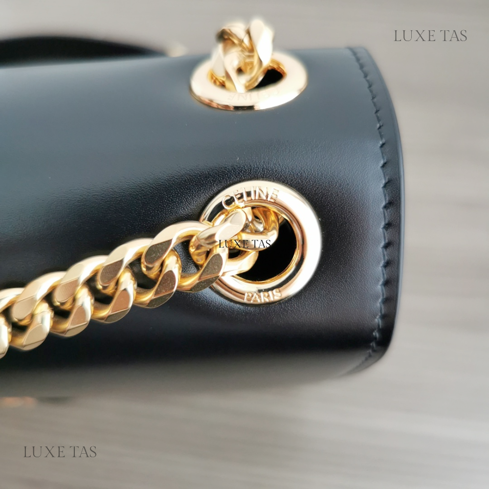 Medium Bag Triomphe Frame In Shiny Calfskin