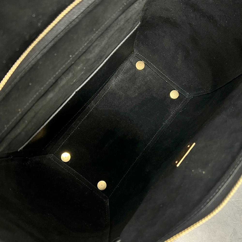 Mini Belt Bag In Grained Calfskin Black