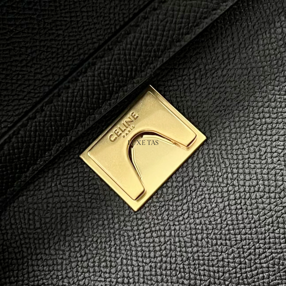Mini Belt Bag In Grained Calfskin Black