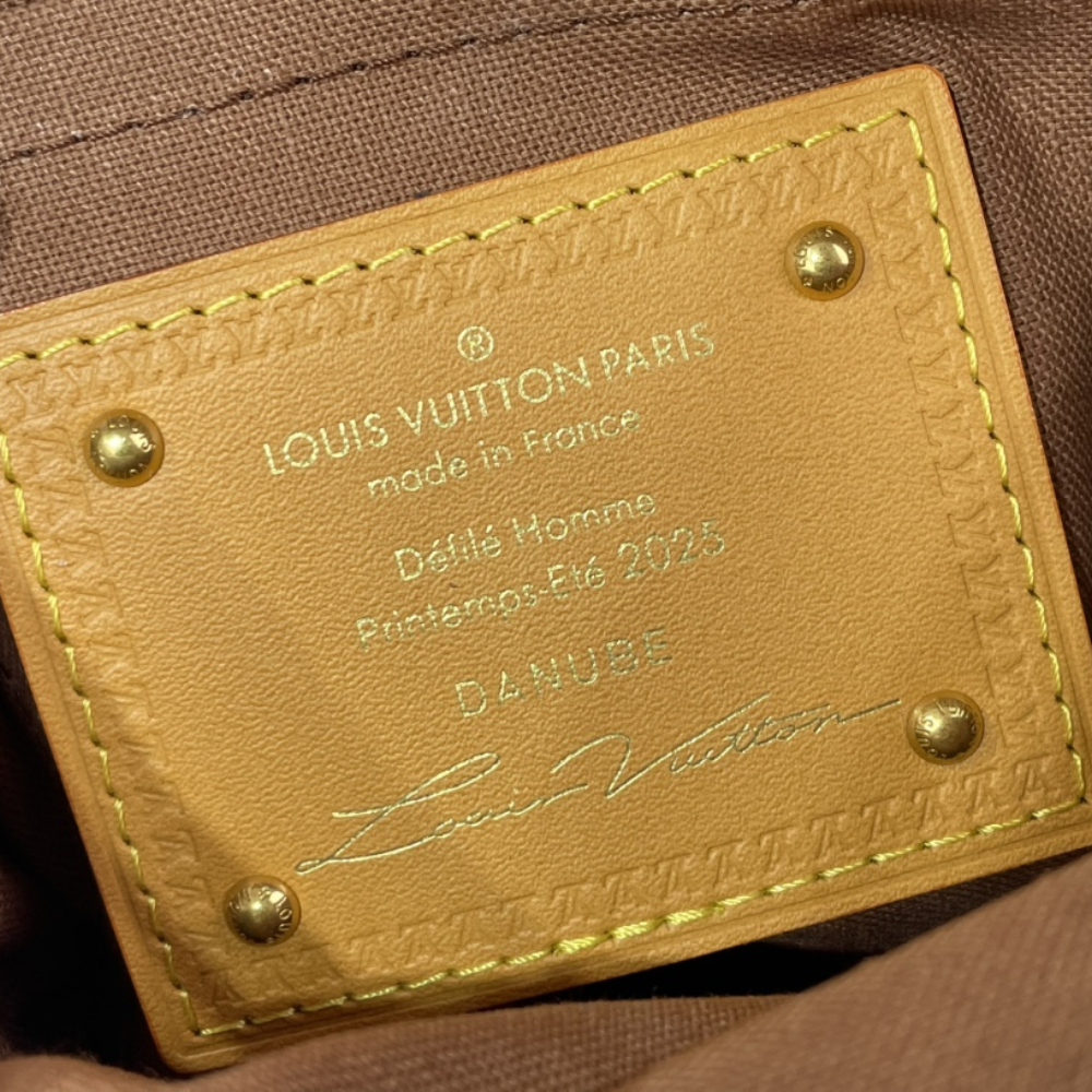Monogram Amazone Leather Crossbody Bag for Men