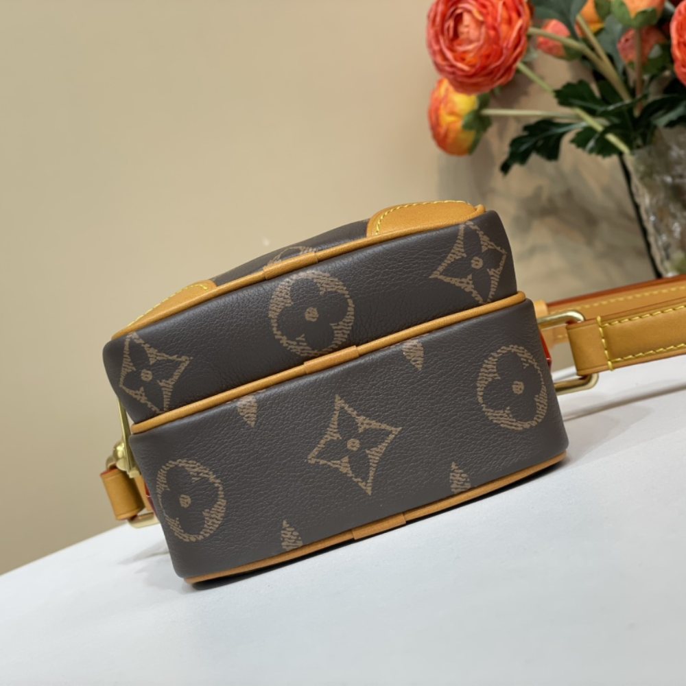 Monogram Amazone Leather Crossbody Bag for Men